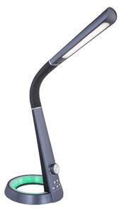GLOBO LIGHTING Lampada Da Scrivania Stile Moderno in Plastica ABS Braccio Flessibile con Base LED RGB Touch Dimmerabile e CCT Dimensioni colore Ner