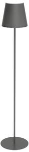 NEW MAJESTIC Lampada da Terra Stile Moderno in Metallo Struttura Modulabile 1 Luce Dimmerabile CCT IP54 Dimensioni 22x61-147 cm colore Antracite -