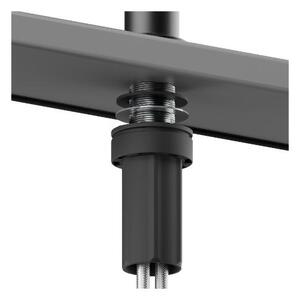 Idro Bric Miscelatore lavello monocomando con doccetta orientabile 2 getti aggancio magnetico bocca alta Gun Grey TOKYO - TOKYO