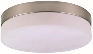 GLOBO LIGHTING Plafoniera a Soffitto Design Moderno da Interno 24 cm colore Nichel Opaco - Opal