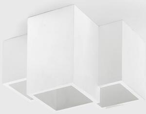 SFORZIN ILLUMINAZIONE Plafoniera a Soffitto Design Moderno da Interno in Gesso 3 Luci colore Bianco - T193 Heraea