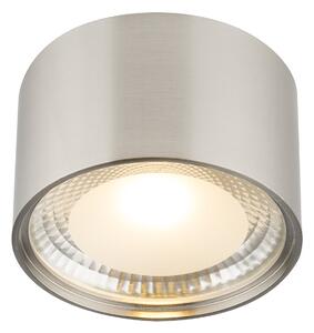 GLOBO LIGHTING Plafoniera LED a Soffitto Design Moderno da Interno 12 Watt colore Nichel - Serena