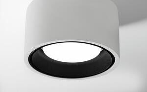 SFORZIN ILLUMINAZIONE Plafoniera a Soffitto Design Moderno da Interno in Gesso colore Bianco/Nero - T422