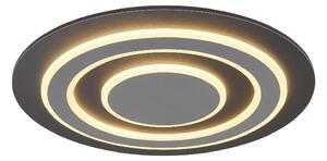 GLOBO LIGHTING Plafoniera LED a Soffitto Design Moderno da Interno 40 Watt colore Antracite - 48032-40 Jayden