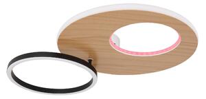 GLOBO LIGHTING Plafoniera LED Moderna a 2 Anelli con Luminosit Regolabile colore Bianco Opaco