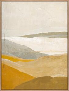Quadro dipinto a mano 90x120 cm Yellow Field - Malerifabrikken