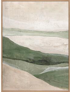 Quadro dipinto a mano 90x120 cm Green Field - Malerifabrikken
