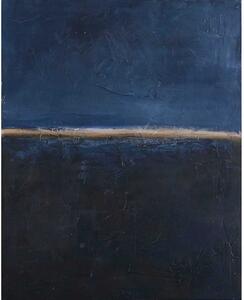 Quadro dipinto a mano 78x98 cm Edge Blue - Malerifabrikken