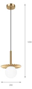 Lampadario a cavo CHITA 1xG9/5W/230V oro