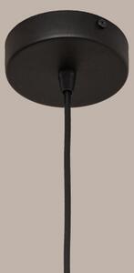 Lampada a sospensione con cavo SOLANO 1xE27/15W/230V nero/oro