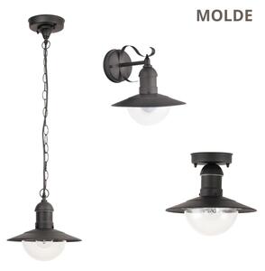 Brilagi - Plafoniera da esterno MOLDE 1xE27/60W IP44 nera