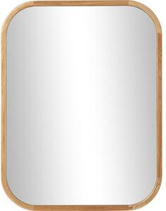 Specchio da parete con cornice in legno di quercia Levan