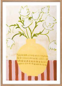 Dipinto 52x72 cm Yellow Vase - Malerifabrikken