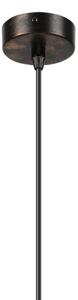 Brilagi - Lampadario LED sospeso su cavo RIDDY 1xE27/60W/230V rame/patina