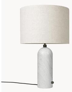 Lampada da tavolo grande con luce regolabile e base in marmo Gravity, varie misure