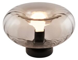 Osram - Lampada da tavolo DECOR SMOKE 1xE27/12W/230V nera/grigio fumé