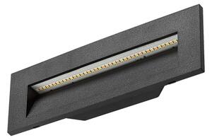 Rabalux 77190 - Applique da parete per esterni KAVALA LED/6W/230V IP65 nera