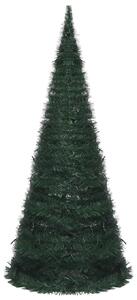 Albero di Natale Artificiale Apribile Preilluminato Verde 210cm