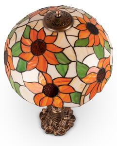 Brilagi - Lampada da tavolo in vetro stile Tiffany SUNFLOWER 1xE27/60W/230V