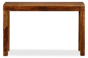 Tavolo Consolle in Legno Massello di Sheesham 120x35x75 cm