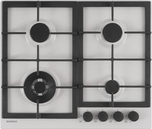 SCHOCK Piano Cottura 4 Fuochi a Gas da incasso Larghezza 60 cm colore Bianco - STR64TH16