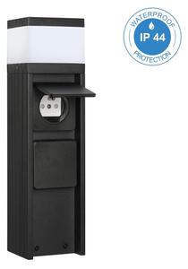 Lampada da esterno VESPER con 2 portalampade, 1xG9/5W/230V, IP44, 30 cm, nera
