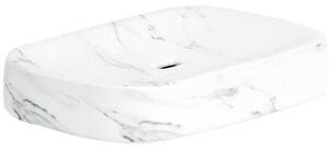 Portasapone in ceramica effetto marmo Marble