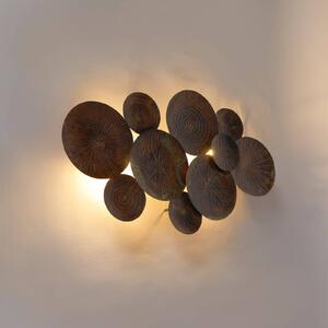 Applique Lindby Soraya, rame, metallo, a 2 luci, 53 cm