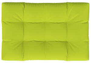 Cuscino per Pallet Verde Brillante 120x80x12 cm in Tessuto