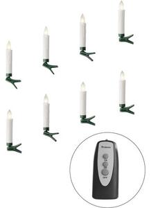 Set candele a LED bianco caldo con telecomando Ita 11 pz