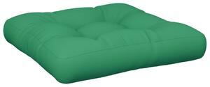 Cuscino per Pallet Verde 60x60x12 cm in Tessuto