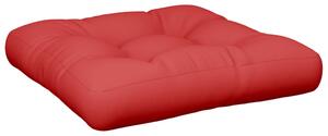 Cuscino per Pallet Rosso 60x60x12 cm in Tessuto