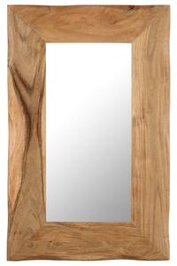 Specchio Cosmetico in Legno Massello di Acacia 50x80 cm