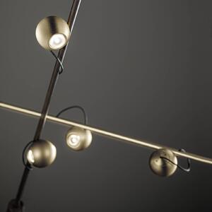 Sil-Lux Plafoniera LED Magnetic, bronzo/oro