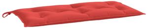 Cuscino per Panca Rosso 110x50x7 cm in Tessuto Oxford