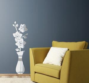 Specchi decorativi per il soggiorno con il motivo di un vaso con fiori