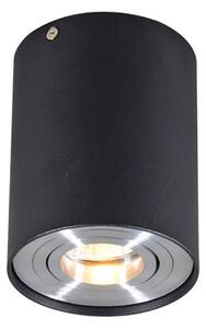 Applique nero acciaio orientabile incl lampadina smart GU10 - RONDOO up