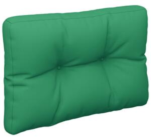 Cuscino per Pallet Verde 60x40x12 cm in Tessuto
