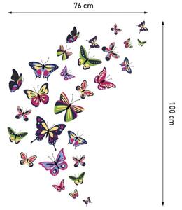 Allegri adesivi murali farfalle 76 x 100 cm
