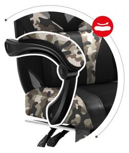 COMBAT 5.0 sedia da gioco stampata dall'esercito in alta qualità