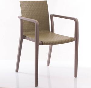 Sedia da Giardino 56x55xH80,5 cm in Resina Verde