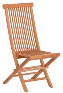 Sedia Pieghevole da Giardino 65x47xH93 cm in Teak Marrone