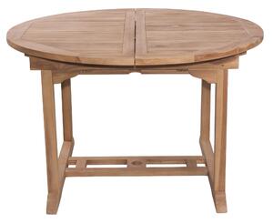 Tavolo Allungabile da Giardino 120/180xH75 cm in Teak Legno naturale