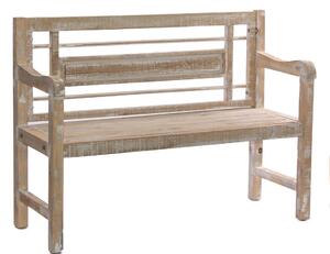 Panchina da Giardino 115x45xH85 cm in Abete Legno naturale