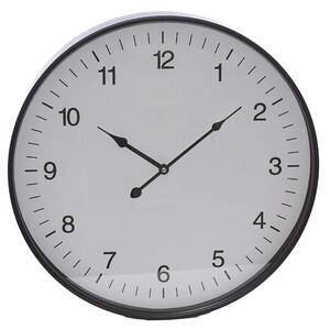 Orologio da Parete Ø50 cm in Mdf Cornice: nero
