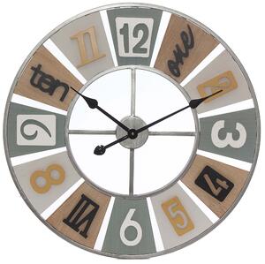 Orologio da Parete “Ingranaggi” Ø60 cm in Mdf Multicolor