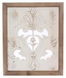 Pannello da Parete Intagliato 45x2xH54 cm in Abete Bianco