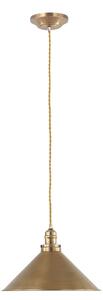 Sospensione Industrial Nordica Provence Acciaio Ottone Antico 1 Luce E27