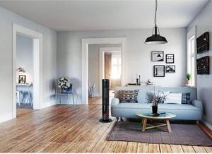 Stufa in Vetroceramica effetto legno - 2000 W - DOMO - DO7345H - 83,5 cm - Nero