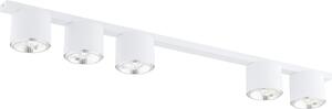 Striscia luminosa bianca minimalista 116 cm spot 5xES111 15W NANO Emibig
